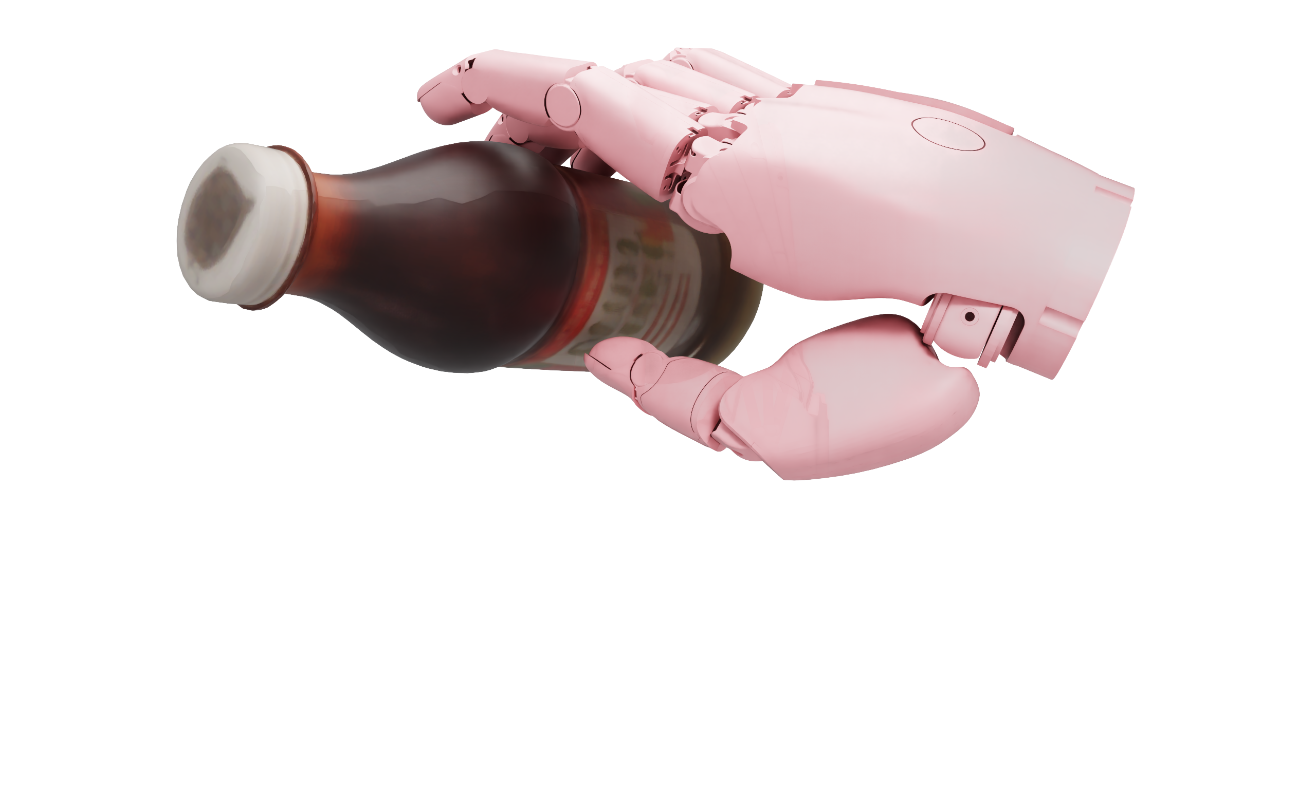 New multi-finger grasp produced by contact-aware optimization